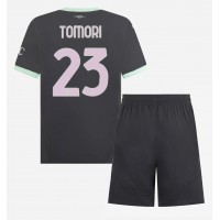 AC Milan Fikayo Tomori #23 Fußballbekleidung 3rd trikot Kinder 2024-25 Kurzarm (+ kurze hosen)